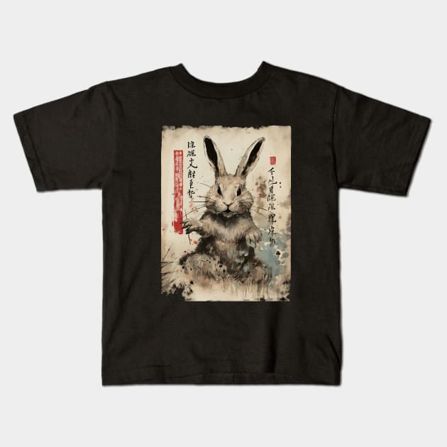 Killer Rabbit Of Caerbannog II Kids T-Shirt by obstinator